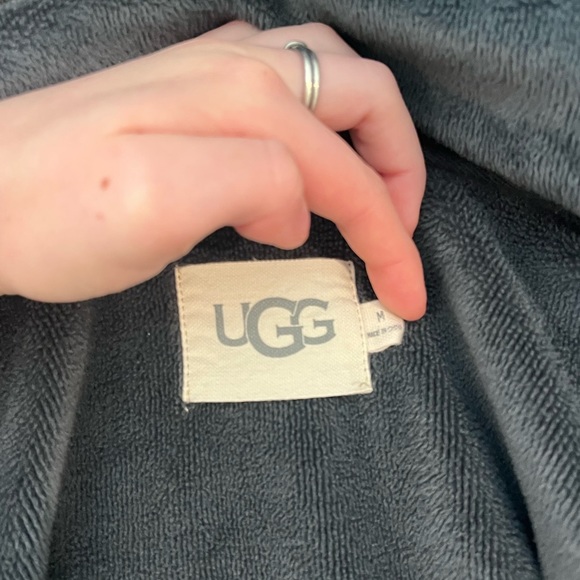 UGG | Duffield II Robe | Black Bear Heather | M | - Picture 5 of 5